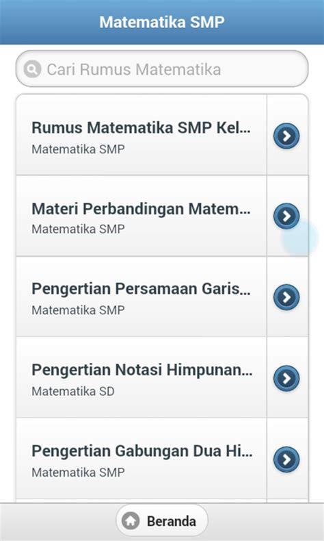 Rumus Matematika SD SMP SMA APK for Android - Download