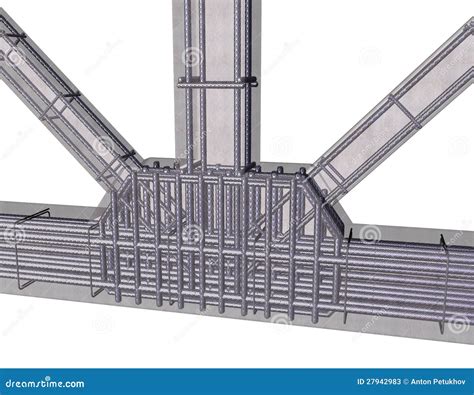 Reinforced Concrete Structure Stock Illustration - Illustration of building, reinforced: 27942983