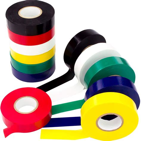 Buy Weather-Resistant Colored Electrical Tape 60 Jumbo Roll 12 Pack. Color Code Your Electric ...