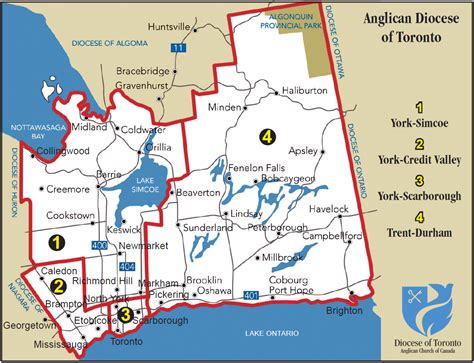 Map – The Diocese of Toronto