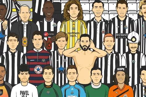 Stunning Newcastle United 'legends' poster features 105 names from the ...