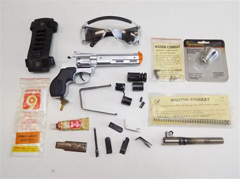 ASSORTED GUN PARTS & TOY