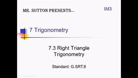 Right Triangle Trigonometry (SOHCAHTOA) by Mr Sutton Presents | TPT