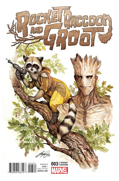 Rocket Raccoon and Groot #3 (Oum Cover) | Fresh Comics