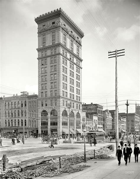 Shorpy Historical Photo Archive: Dayton, Ohio, circa 1904. "Conover Building." This 13-story ...