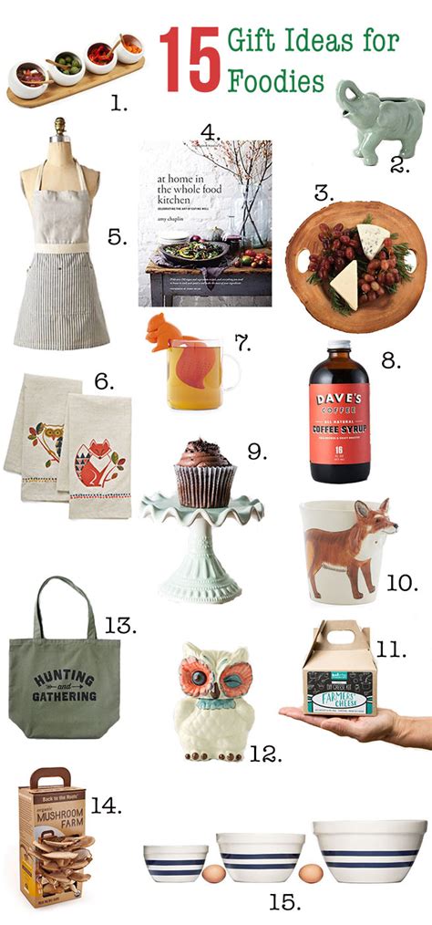 15 Gift Ideas for Foodies | Dietitian Debbie Dishes