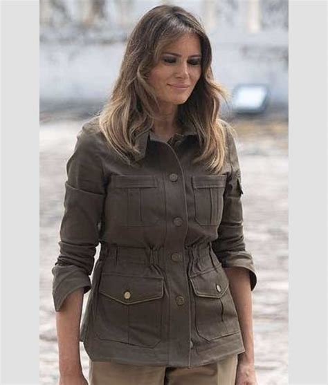 Melania Trump Military Jacket | RNC Melania Trump Green Jacket