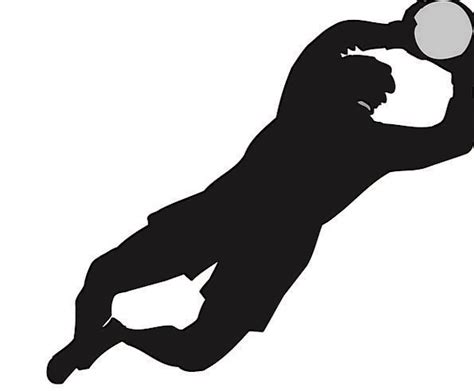 Soccer Goalie Silhouette at GetDrawings | Free download