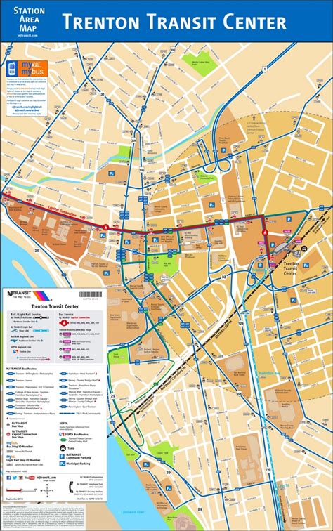 Trenton Transit Center Map