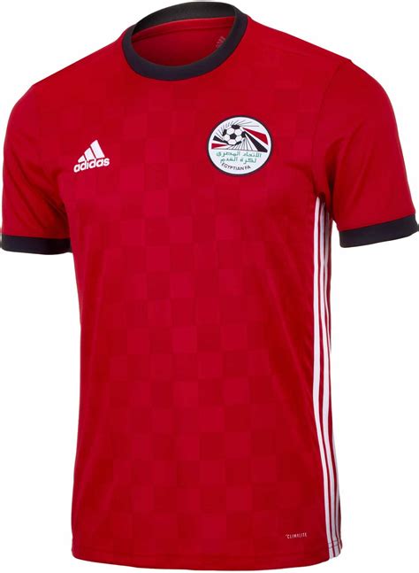 adidas Egypt Home Jersey 2018-19 - SoccerPro | Black and red, Soccer ...