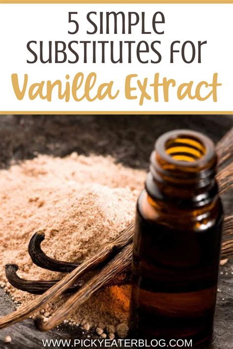 Vanilla extract substitute - gertyburger