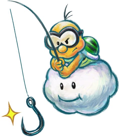 Fishin' Lakitu - Super Mario Wiki, the Mario encyclopedia