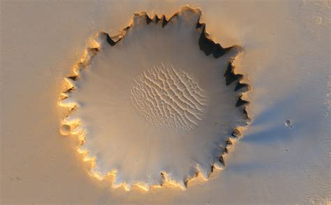 Victoria Crater, Mars, viewed from orbit by the High Resolution Imaging Science Experiment on ...