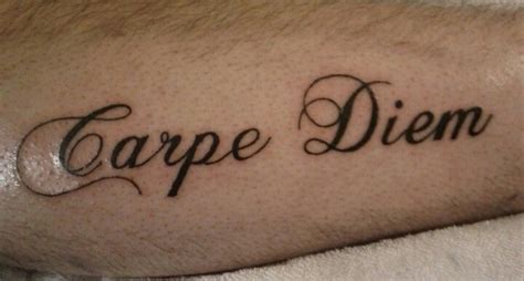 Seize the day -173JAH | Tattoos, Infinity tattoo, Tattoo quotes