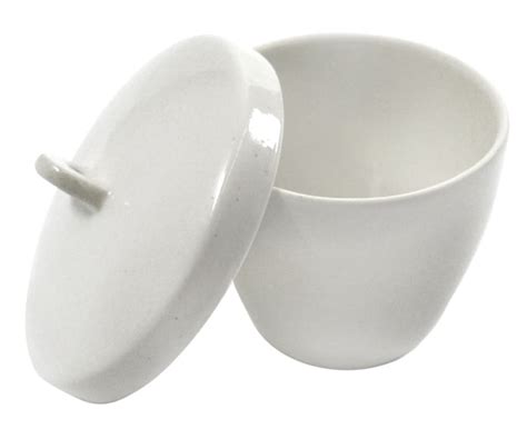 Eisco™ Porcelain Crucible with Lid, Tall Form | Fisher Scientific