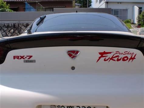 Rare!! Mazda Rx7 FD FC SA OEM GENUINE RX-7 Efini RED REAR EMBLEM ...