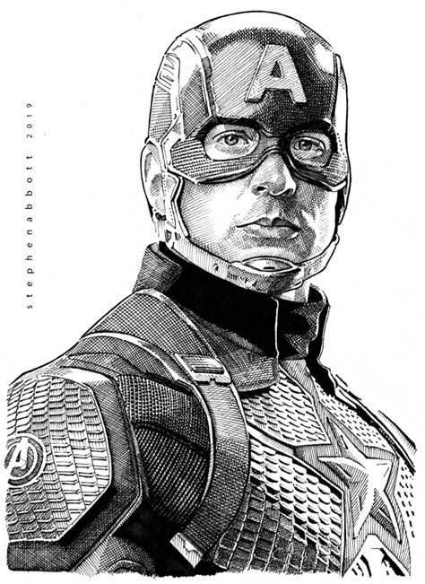 Captain America, Chris Evans by Stefanosart | Dibujos realistas ...