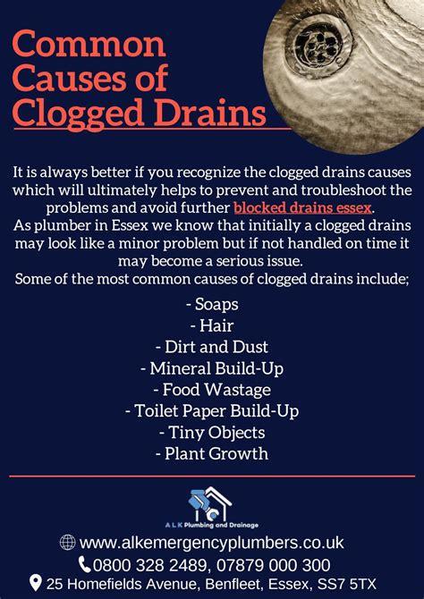 Common Causes of Clogged Drains by Alk Plumbers UK - Issuu