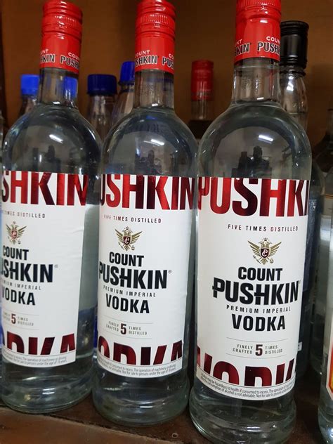 750ml pushkin vodka – Siyatsha Trading