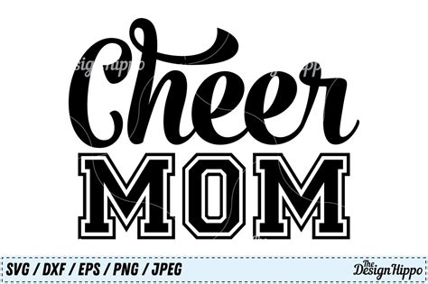 Cheer Mom SVG, Cheer SVG, Mom SVG, Cheerleader SVG, Football PNG Files By The Design Hippo ...