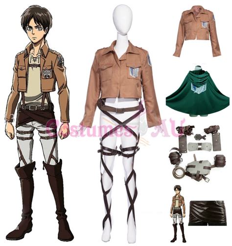 Attack On Titan Uniform : Attack On Titan Long Green Military Uniform ...