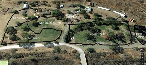 San Benito County Historical Park aerial photo map – Northern California Bluegrass Society