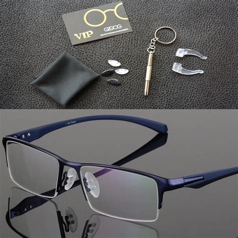 2019 Fashion Titanium rimless eyeglasses frame Brand designer Men ...