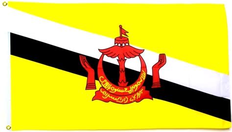 Brunei Flagge 90 x 150 cm | 90 x 150 cm | Nationalfahnen | Flaggenshop-München