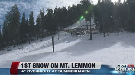 First snow brings optimism on Mt. Lemmon