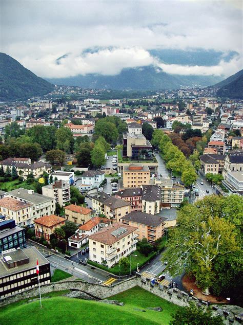 Elevation of Bellinzona, Stazione, Bellinzona, Switzerland ...