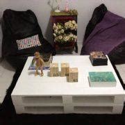 White Chic Pallet Coffee Table - Easy Pallet Ideas