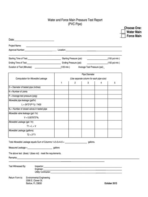 Printable Pressure Test Report Format Pdf Fill Online Printable Engineering Test Report Template ...