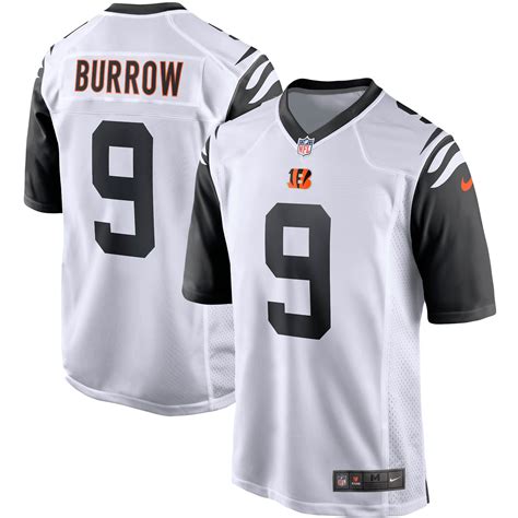 Men's Nike Joe Burrow White Cincinnati Bengals Alternate 2 Game Player ...