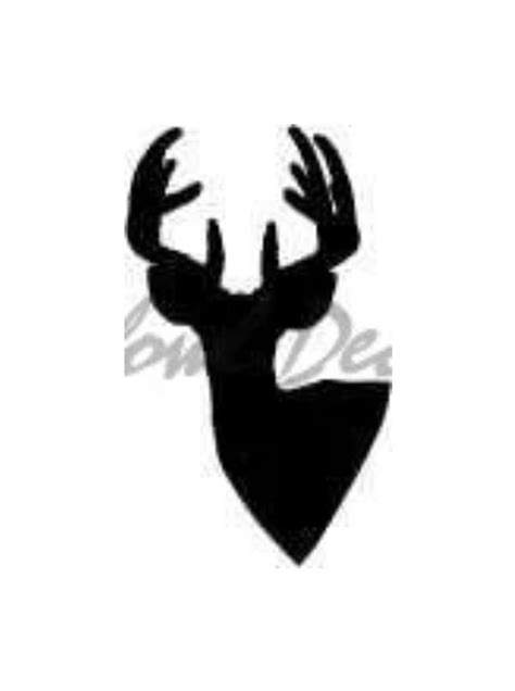 Bucks Head Decal Whitetail Buck Head Silhouette Sticker - Etsy