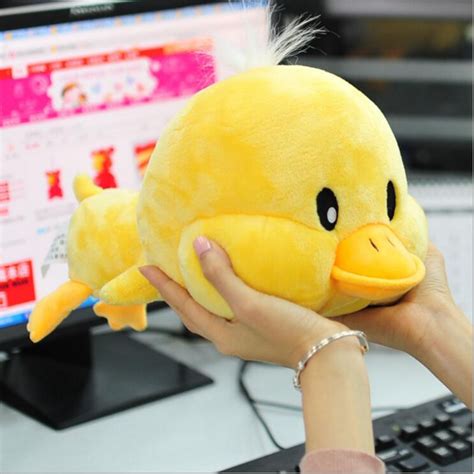 Small Yellow Duck Plush Toys 30cm Cute Duck Plush pet desktop dolls Kawaii Plush Toys For ...