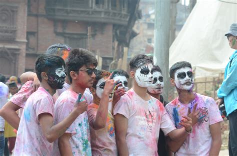 Colorful holi festival celebration in Kathmandu, Nepal. Come celebrate holi with us in Kathmandu ...