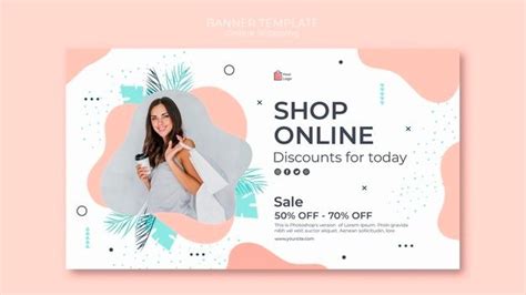 Free PSD | Online shopping banner template design | Banner template ...