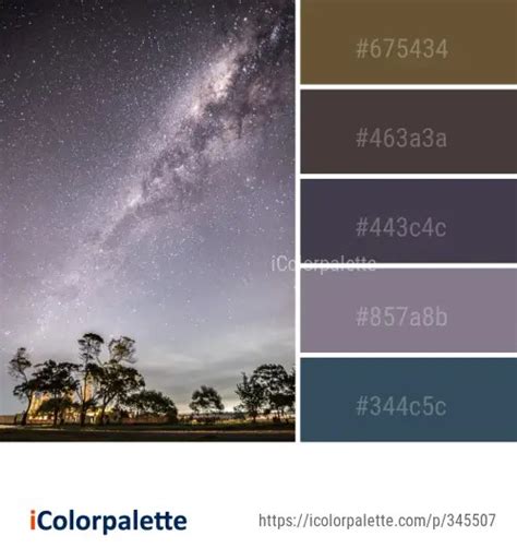 Color Palette Ideas from Sky Atmosphere Photography Image | iColorpalette