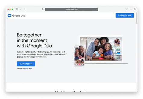 How to use Google Duo for Mac and iPhone