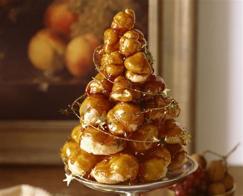 A Classic French Croquembouche Cake