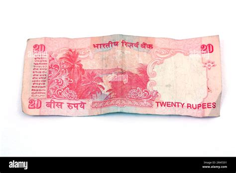 Reserve Bank of India Mahatma Gandhi Series 20 Rupees Banknote Issued 2001- Current Reverse Side ...