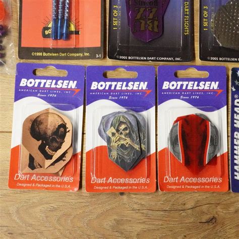 Bottelsen Dart Accessories Lot Tips Shafts Flights 5 Darts & More New ...