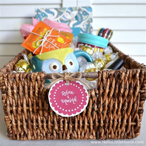 DIY Relaxation Gift Basket (Fun + Easy Gift Idea) | Hello Little Home