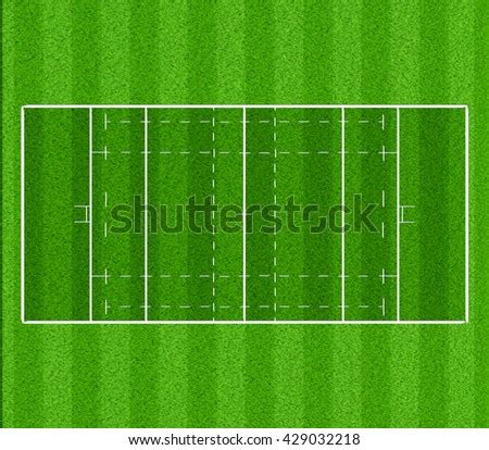 Rugby Fieldlayout Stock Illustration 429032218 - Shutterstock