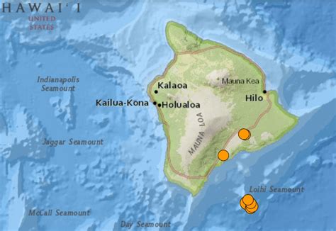 Earthquake swarm at Loihi seamount shakes Big Island, Hawaii - Strange Sounds