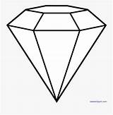 Diamond Lineart Clip Art  Coloring Pages Of Diamonds Free sketch template