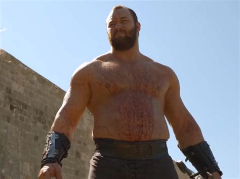 The Mountain On 'Game Of Thrones' Got Part By Lifting Someone ...