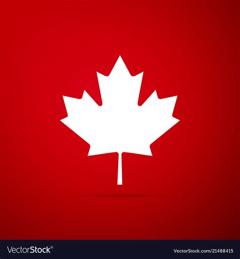 Canadian maple leaf icon canada symbol maple leaf Vector Image