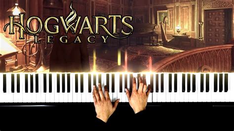 Hogwarts Music Room Beautiful Piano Theme - HOGWARTS LEGACY - YouTube