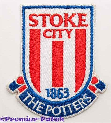 Stoke City FC Football Club Crest Embroidered Iron by PremierPatch